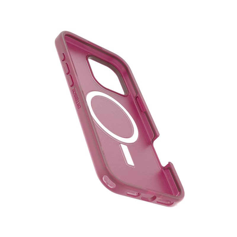 Otterbox | Symmetry Soft Touch iPhone 16 Pro Max w/ MagSafe Series Case - Pink - Glass Heart | 77-96615
