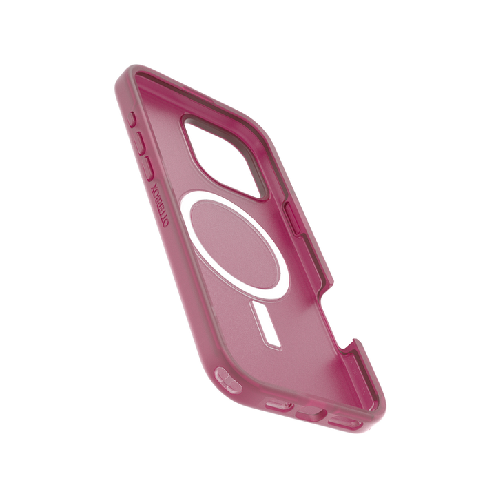 Otterbox | Symmetry Soft Touch iPhone 16 Pro Max w/ MagSafe Series Case - Pink - Glass Heart | 77-96615