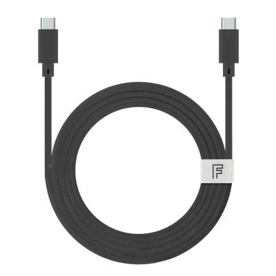 Furo | Cable USB-C to USB-C -10ft/ 60w - Black | FT8250