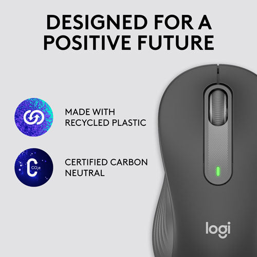 Logitech | Signature M650 LEFT Hand  Mouse - Graphite | 910-006234