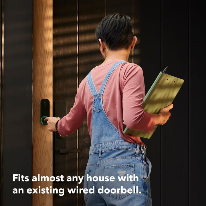 Ecobee | Smart Doorbell Camera Wired Video Doorbell - Black | EB-CAMSDB-01