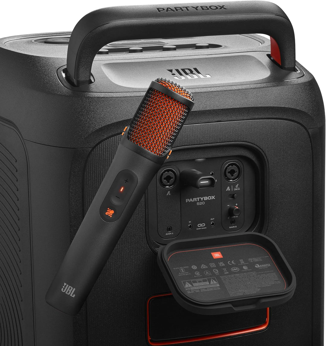 JBL | EasySing Mics - Two Wireless AI-Powered Microphones with Real-time Vocal Removal - Black | JBLEASYSINGMICSAM