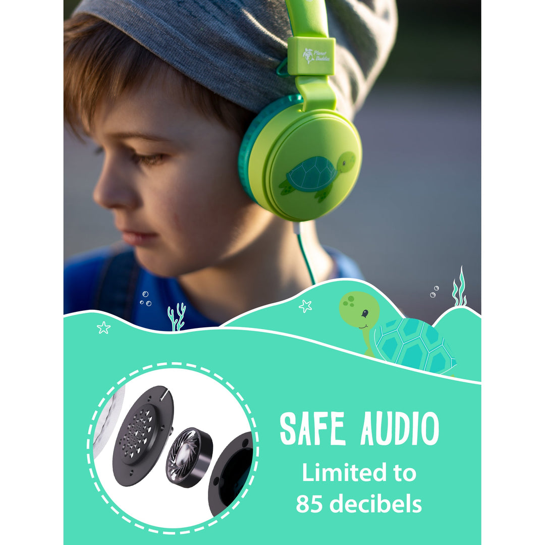 Planet Buddies | Milo the Turtle Wired Headphones | 52863