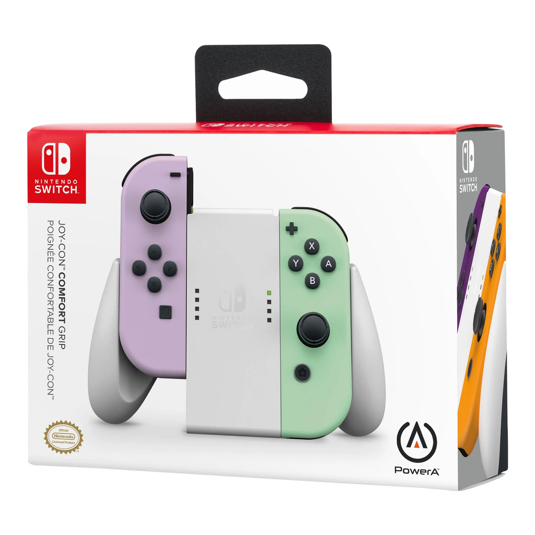 PowerA | Nintendo Switch Gaming Joy-Controller Comfort Grip Lightweight - White |