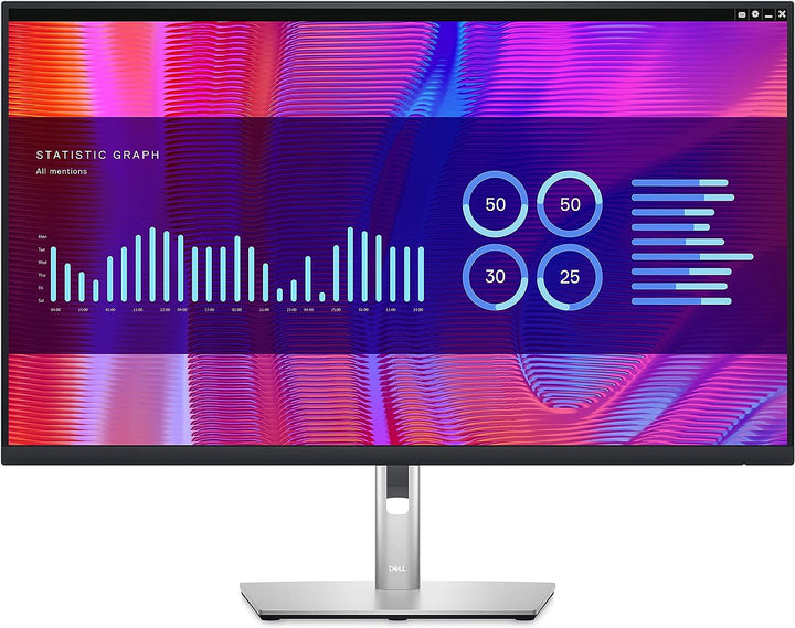 Dell | Monitor 32" QHD LCD - 1xHDMI 2xDP 1xUSB-C 4xUSB-A 1xRJ45 | P3223DE