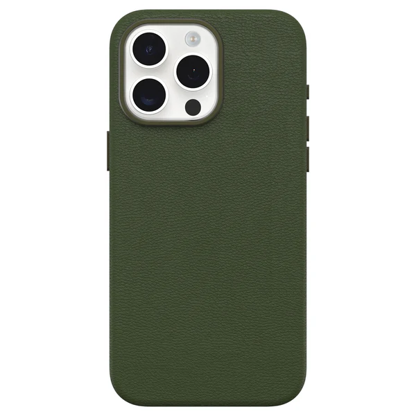 Otterbox | Symmetry Cactus Leather w/MagSafe case iPhone 15 Pro Max - Green (Cactus Grove) | 15-12625