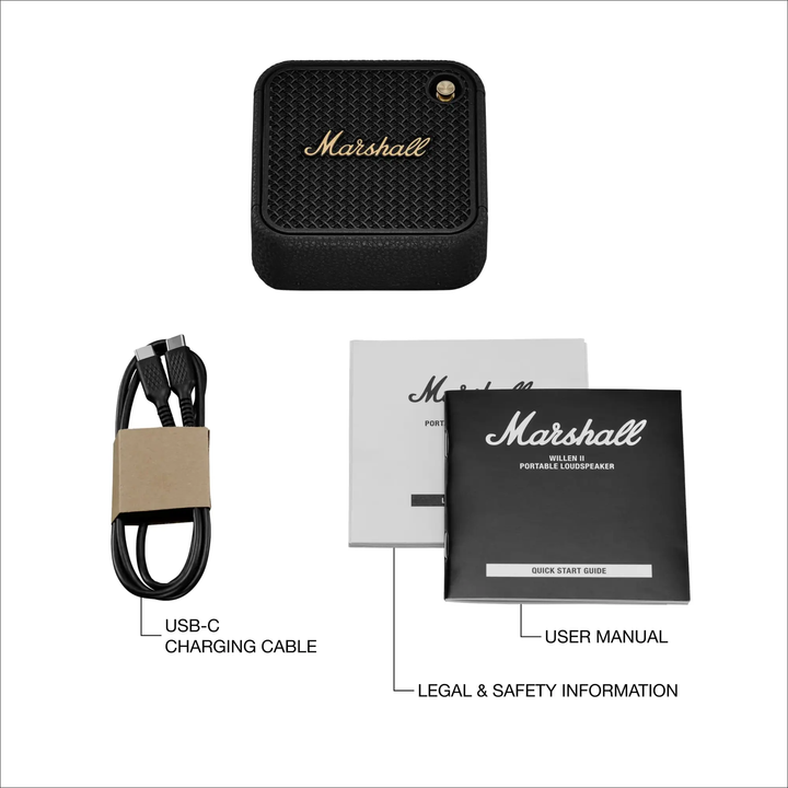 Marshall | Willen II Bluetooth Wireless Speaker - Black/Brass | 1006714