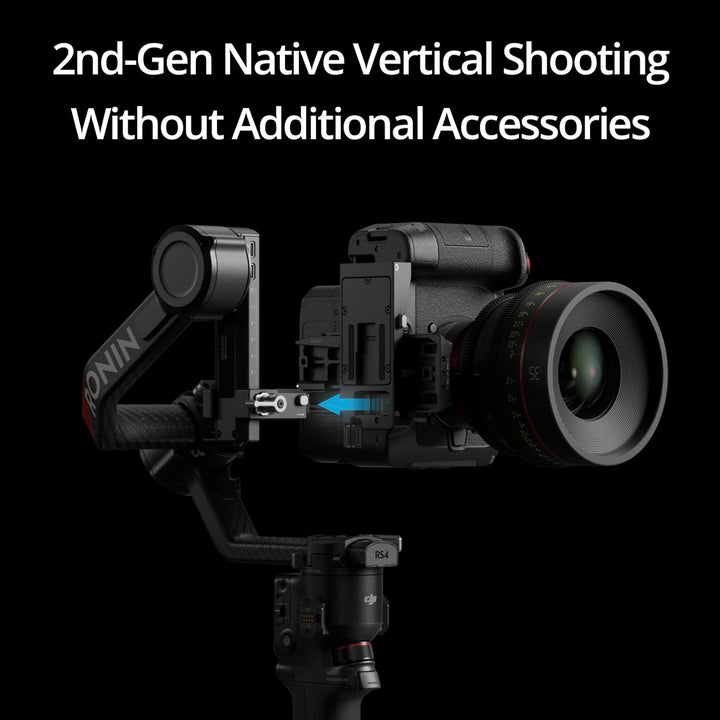DJI | RS 4 Pro 3-Axis Handheld Gimbal Stabilizer - Black | CP.RN.00000345.03