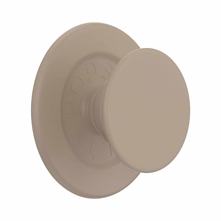 Popsockets | PopGrip for MagSafe Round with Adapter Ring Soft Touch Latte | 123-0559