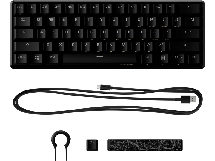 HyperX | Alloy Origins 60 Backlit Mechanical Red Gaming Keyboard | 4P5N4AA#ABA