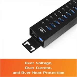 Vantec | Port USB 3.0 Aluminum Hub Data Charging 12V 5A Retail | UGT-AH131U3-BK 13