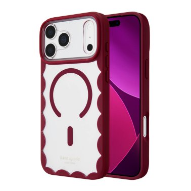 Kate Spade | Scallop MagSafe iPhone 18 Pro Max/17 Pro Max - Cherry Glaze | KS061182