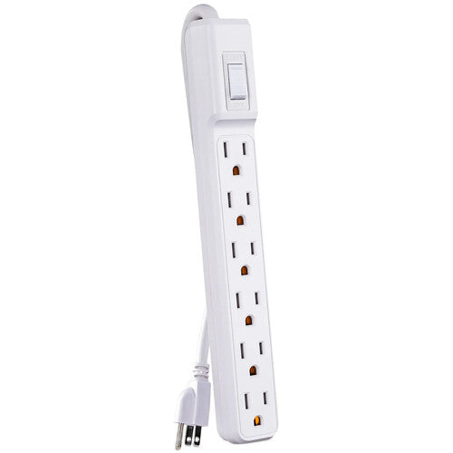 Cyberpower | Power Strip 6 outlet 2Ft Cord White 2 Pack | MP1044NN