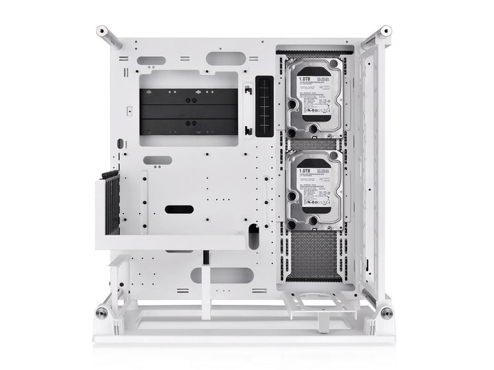 Thermaltake | Core P3 TG Pro Snow Open Frame Mid-Tower PC Case w/4mm Tempered Glass - White | CA-1G4-00M6WN-09