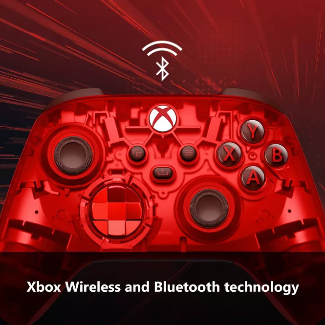 Microsoft | Xbox Wireless Controller for Xbox Series X, Xbox Series S, Xbox One, Windows Devices - Pulse Cipher Special Edition | QAU-00164