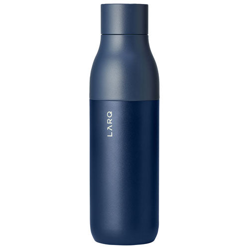 Larq | PureVis 740ml (25 oz.) Insulated Stainless Steel Water Bottle with Self-Cleaning Mode - Monaco Blue | BDMB074A