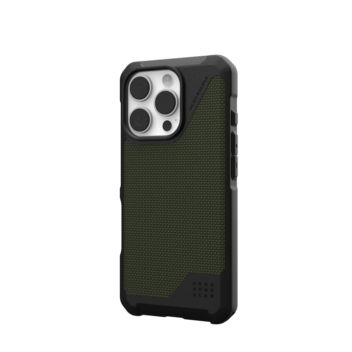 UAG | Metropolis LT MagSafe Case iPhone 16 Pro - Kevlar Olive | 15-13195