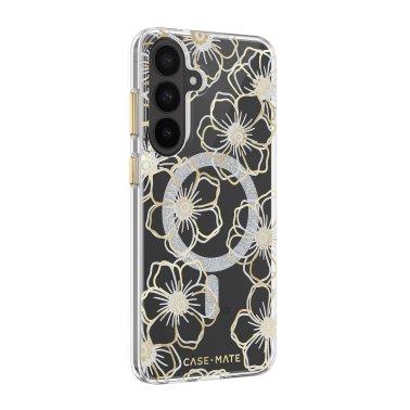 Case-Mate | Floral Gems w/Magnet Samsung Galaxy S26 FE Case - Gold | CM061856