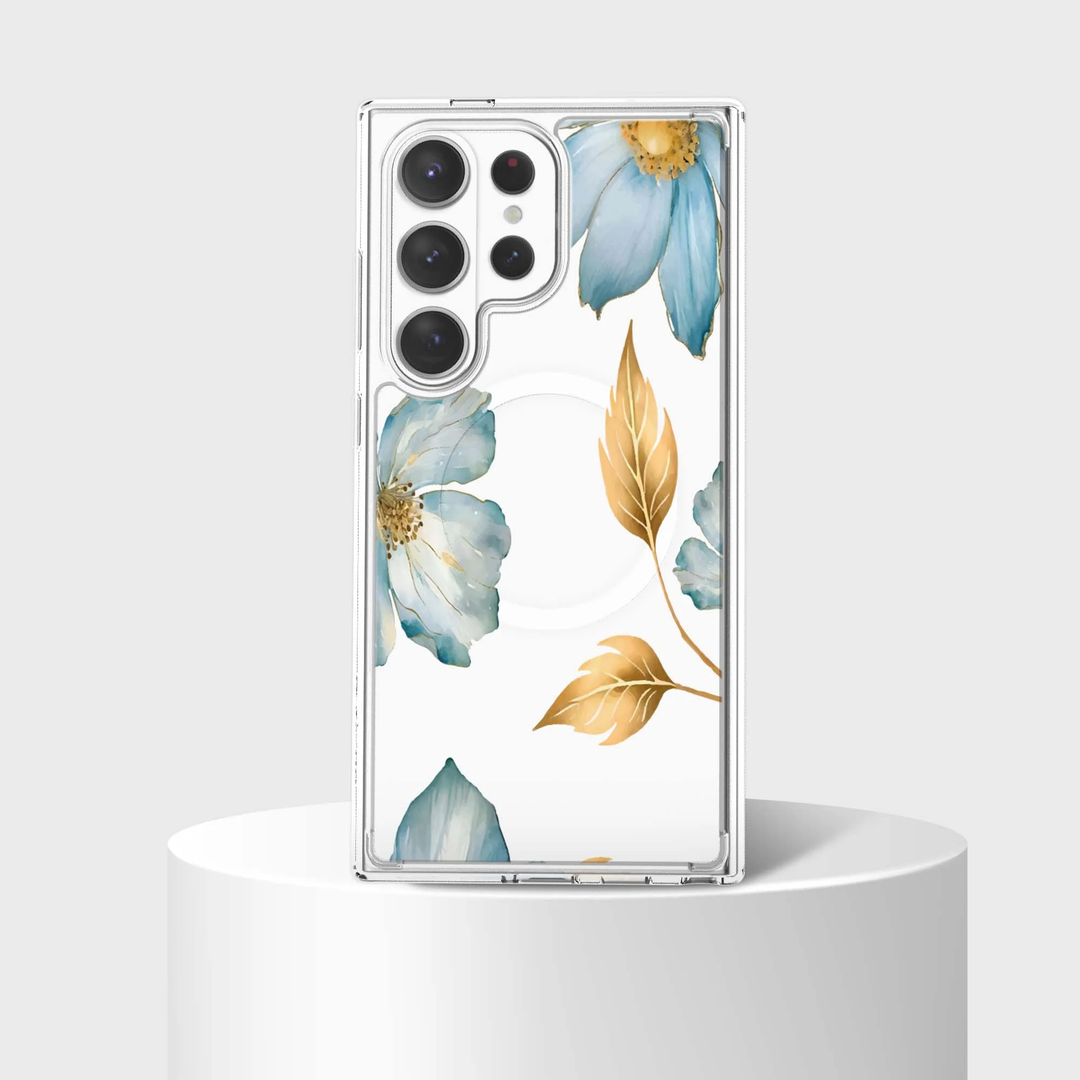 Caseco | Case for Samsung S26 Ultra -  Blue Wildflower | ED24F4-BW