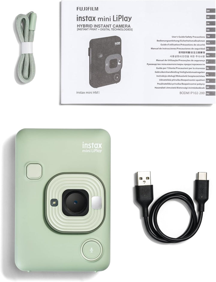 Fujifilm | Instax Mini LiPlay Hybrid Instant Camera - Matcha Green | 600023951