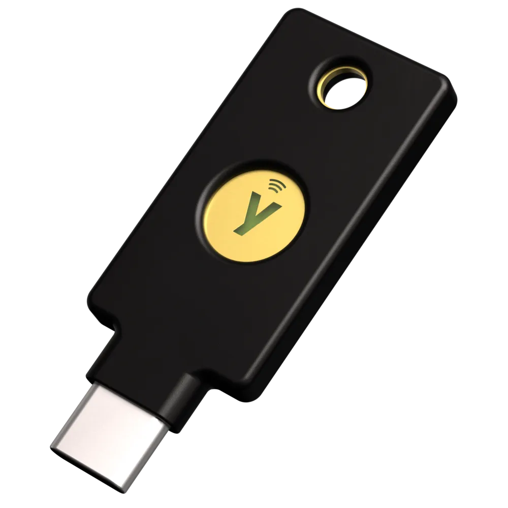 Yubico | YubiKey 5C NFC (Blister Pack) - OATH, OTP, TOTP, Open PGP, HOTP Encryption 8880001041