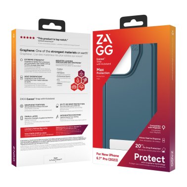ZAGG GEAR4 | Everest Snap Kickstand Case iPhone 15 Pro Max - Marine | 15-11724