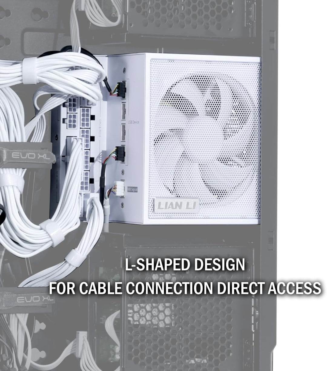 Lian-Li | Edge Series-1000W 80+ Platinum Full Modular ATX Retail - White | EG1000WHITE