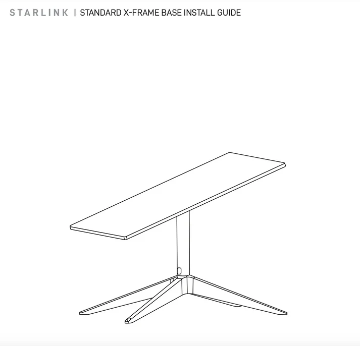 Starlink | Standard Gen 3 (V4) X-Frame Base