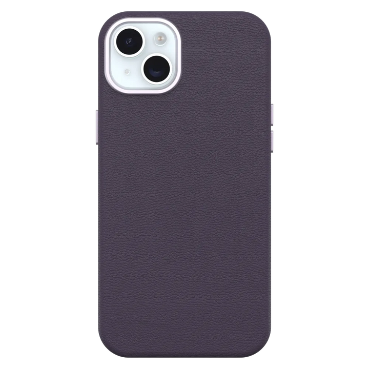 Otterbox | Symmetry Protective Cactus Leather Case for iPhone 15 Plus - Plum Luxe | 15-12623