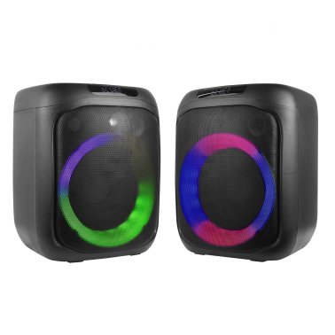/// Foniq | Atom Karaoke-Style Party Speaker with LED Light Show | 15-12062 PROMO ENDS NED