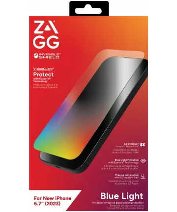 ZAGG | InvisibleShield Glass Elite VisionGuard for iPhone 15 Plus - Clear | IS-200111866