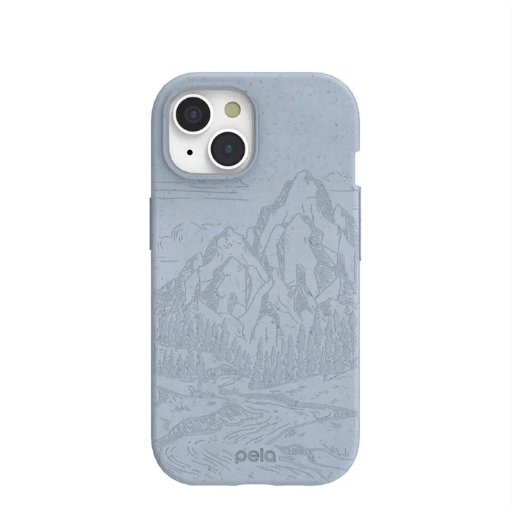Pela | iPhone 15 Pro Rockies Case - Powder Blue | 17059-IP15P-POWDERBLUE-ROCKIES