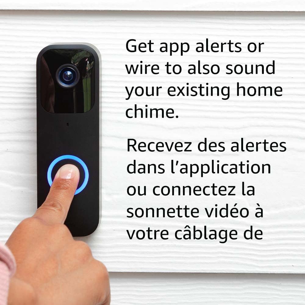 Blink | Video Doorbell - Black | B08SGL9T4M