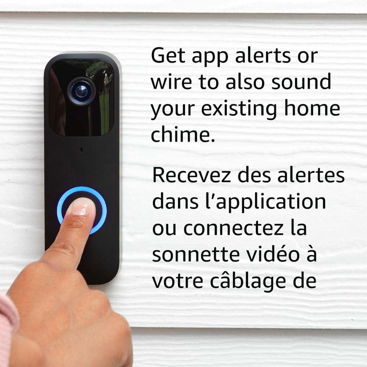 Blink | Video Doorbell - Black | B08SGL9T4M