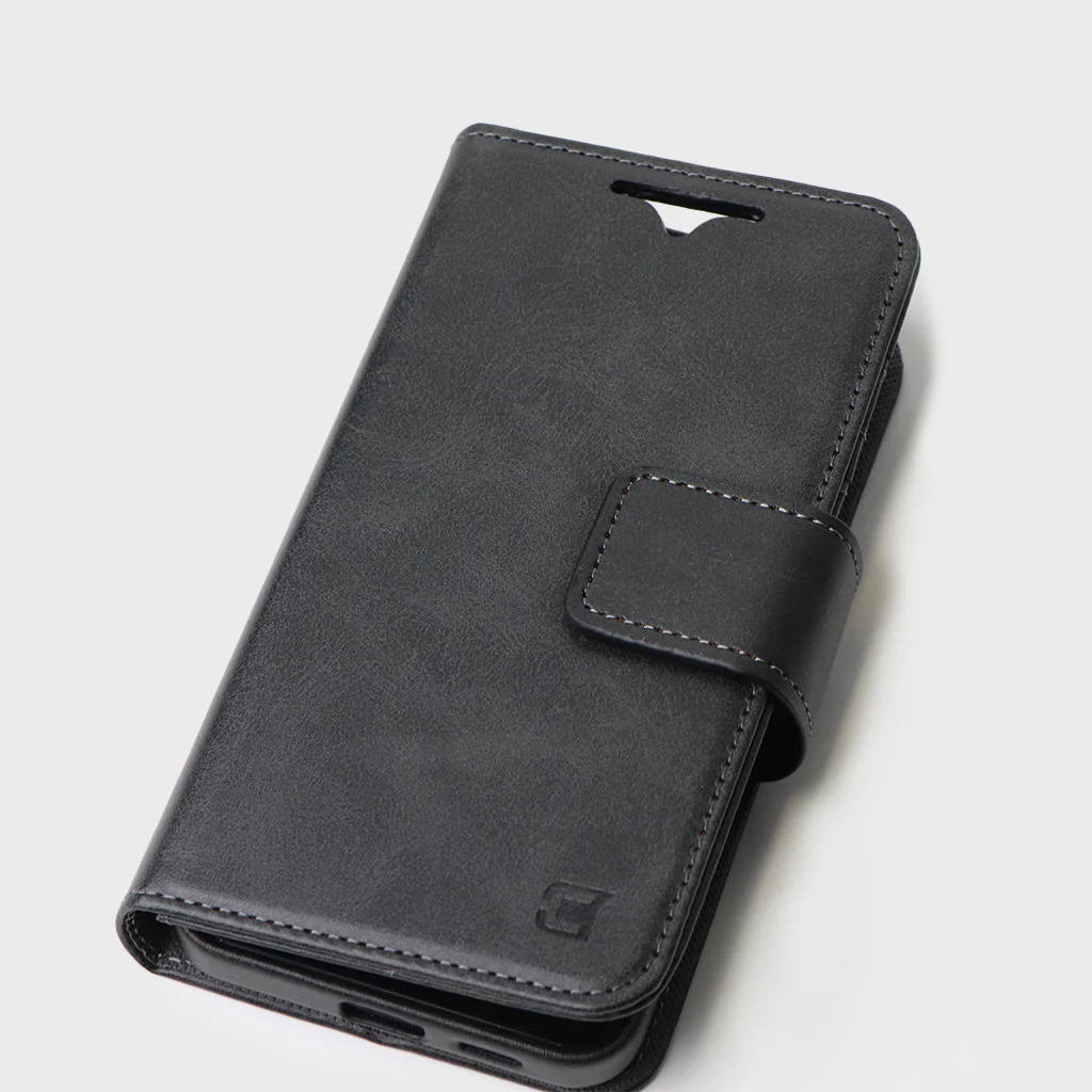 Caseco | 5th Ave Wallet Folio Case (5 Card Slot) Samsung Galaxy S24 FE - Black | C31D3-01