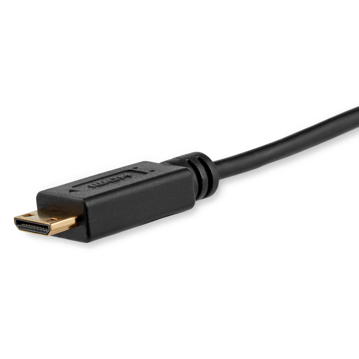 Startech | Cable with Ethernet Mini HDMI to HDMI 6FT / 1.8m - Black | HDMIACMM6S