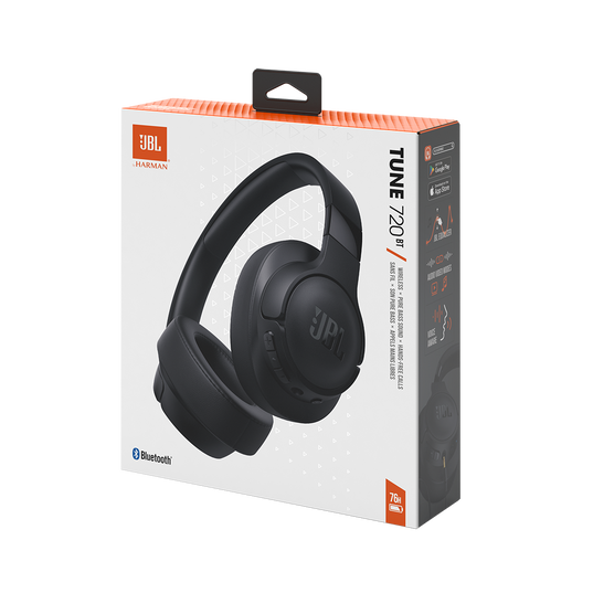 JBL | Tune 720BT Over-Ear Headphones Wireless - Black | JBLT720BTBLKAM  | PROMO ENDS JAN 2 | REG PRICE $109.99