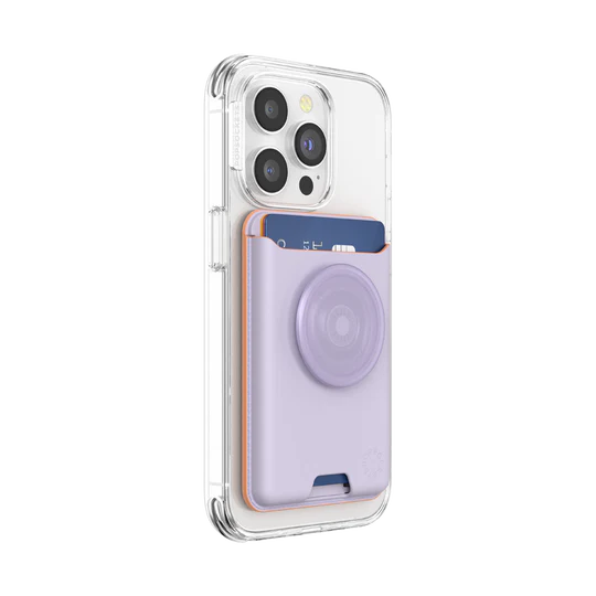 Popsockets | Softgoods PopWallet+ for MagSafe with Adapter - Pale Lavender | 123-0522