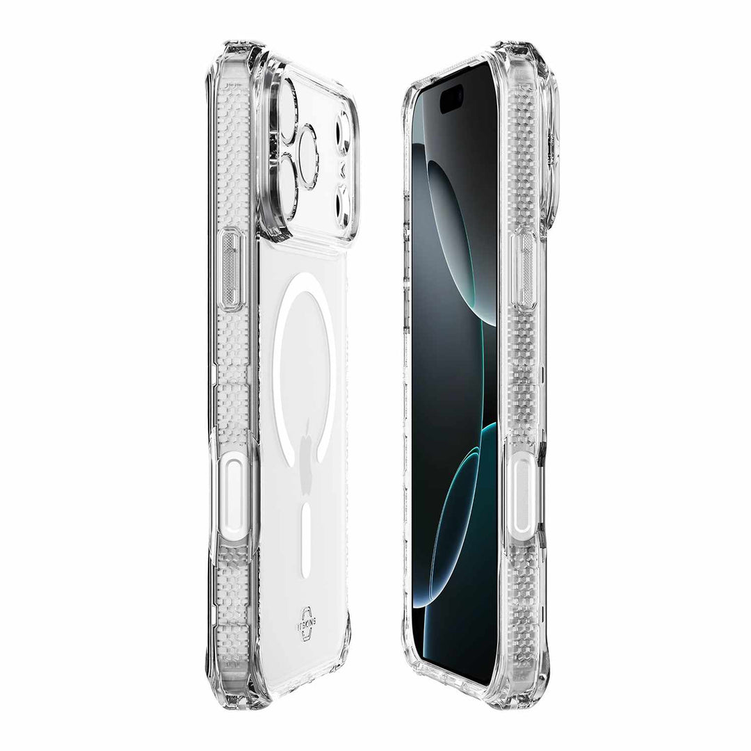ITSKINS | Hybrid_R MagSafe Case iPhone 17 Pro Max - Clear | AP7UHMACRTRSP