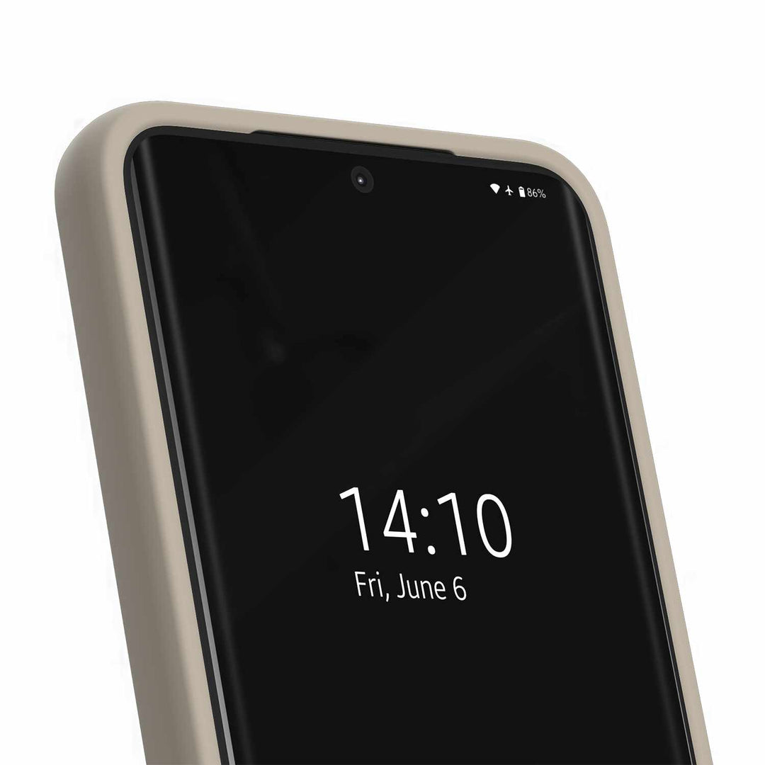 Ideal of Sweden | Silicone Case Compatible w/MagSafe Beige for Samsung Galaxy S25 / S24 - Beige | 120-9282