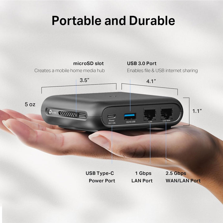 TP-Link | Wireless AX3000 Dual-Band Wi-Fi 6 Portable Travel Router | TL-WR3002X