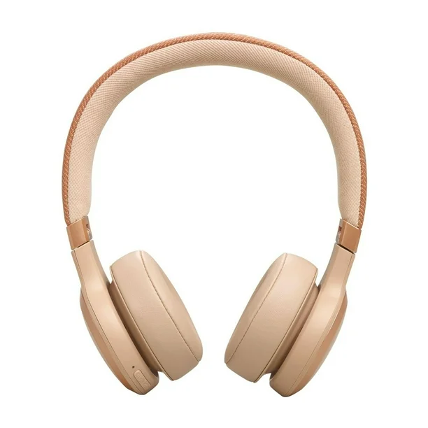 JBL | Live 670NC Wireless On-Ear True Adaptive Headphones - Sandstone | JBLLIVE670NCSATAM