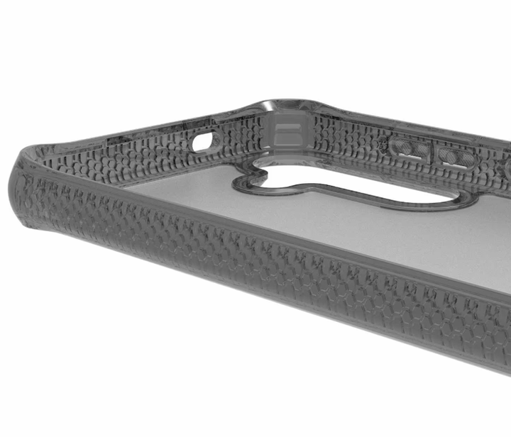 //// ITSKINS | Hybrid_R Vapor Case Compatible w/MagSafe for Samsung Galaxy S25+ - Smoke | 120-9165