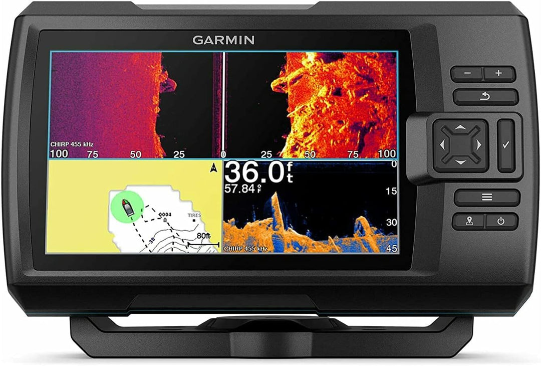 Garmin | Striker Vivid 7sv 7" Display Fishfinder with GT52HW-TM Transducer, GPS and Wi-Fi Connectivity