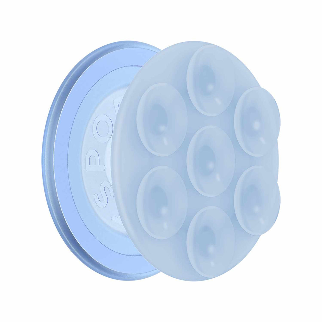 PopSockets | PopGrip Suck-Up for MagSafe Round with Adapter - Frost | 807714