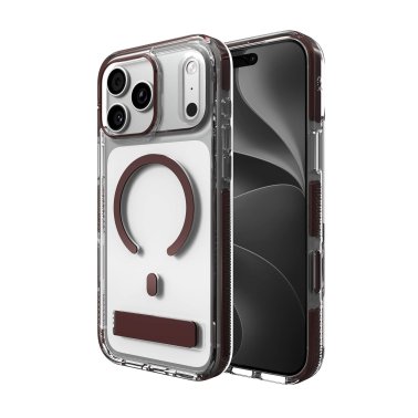 ZAGG | Graphene Santa Cruz Snap iPhone 18 Pro Max/17 Pro Max Kickstand Metallic Case - Burnt Copper | 702322322