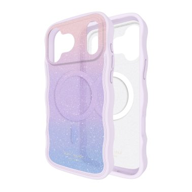 Kate Spade | Wavy MagSafe iPhone 17 Pro Max Case - Opal Glitter | KS057256