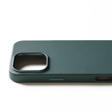 Mujjo | Full Leather w/MagSafe Case iPhone 16 Pro Max - Livid Green | 15-13837