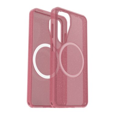 Otterbox | Symmetry Magnets Series Case Samsung Galaxy S25 - Pink Thimbleberry | 77-97409