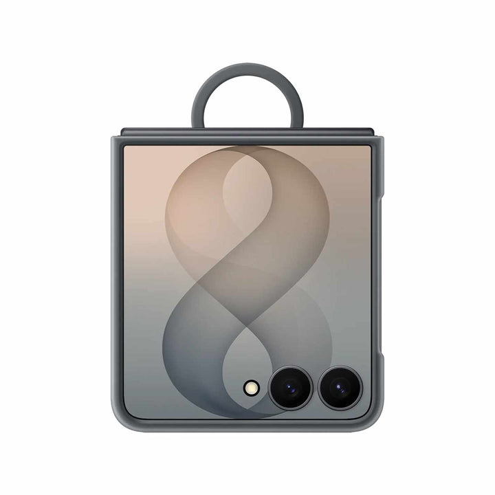 Samsung | Silicone Ring Magnet Case for Samsung Galaxy Z Flip8 - Black  | EFEF776CBEGCA